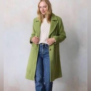 LC by Lauren Conrad Green Coat Sz M NWT